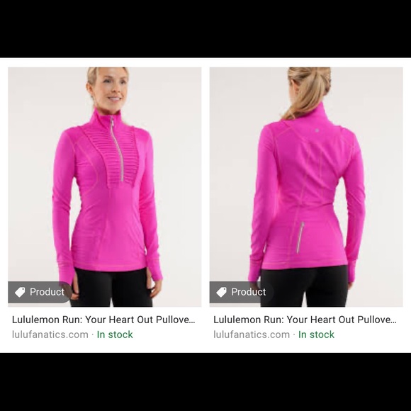 lulu cropped half zip